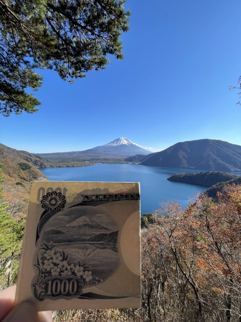 The Exact Viewpoint Used for the Old 1,000 Yen Bill