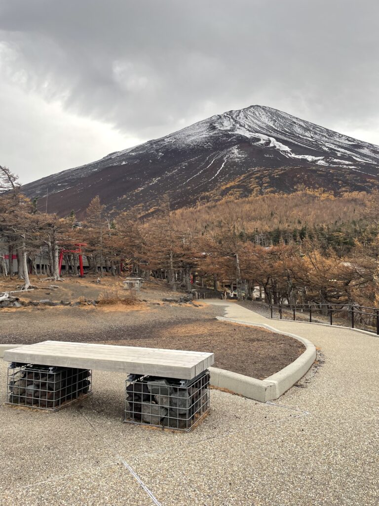View of Mt. Fuji from the 5th station