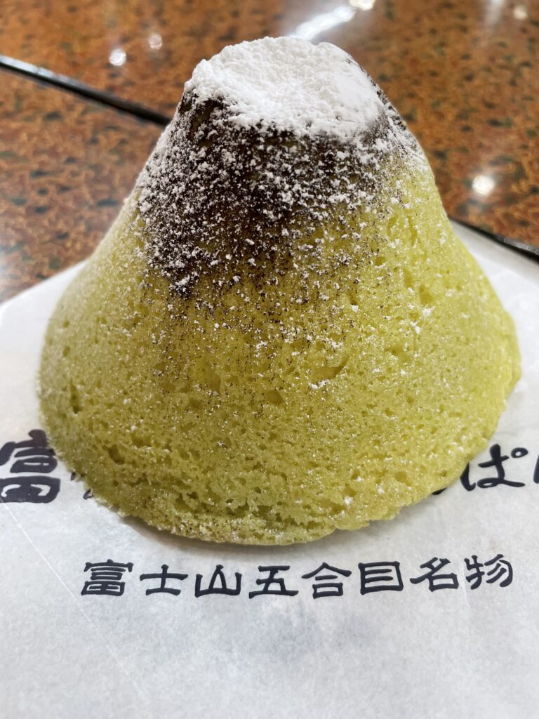 ”Mt. Fuji Melon Bread” a specialty of the 5th station of Mt. Fuji
